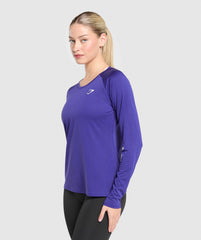 Training Long Sleeve Top - Cobalt Purple