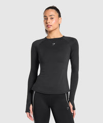 Running Long Sleeve Top - Black