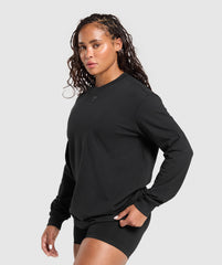 Gritty Muscle Mommy Long Sleeve Top - Black
