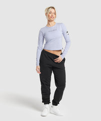 Tattoo Midi Long Sleeve T-Shirt - Silver Lilac