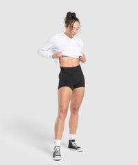I Love Squats Long Sleeve Skater - White