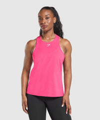 Lifting Essential Cotton Tank - Freak Out Pink