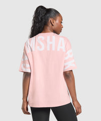 Wordmark Graphic T-Shirt - Lift Pink