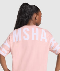 Wordmark Graphic T-Shirt - Lift Pink
