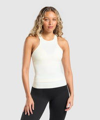 Rest Day Luxe Racer Tank - Soft White
