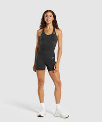 Vital Tight Tank - Black Marl