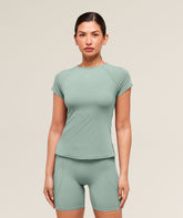 Running Back Vent T-Shirt - Celeste Blue