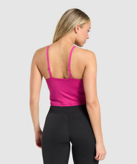 Training Cami Tank With Shelf - Winning Pink