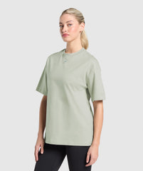 Campus Classics Graphic T-Shirt - Stone Grey