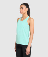 Run Club Graphic Tank - Pop Turquoise