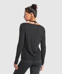 Elevate Long Sleeve Top - Black
