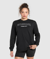 Strength Department Long Sleeve Skater - Black