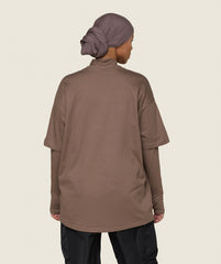 GS x Leana Deeb Oversized T-shirt - Soul Brown