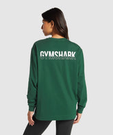 Fraction Long Sleeve T-Shirt - Conditioning Green