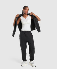 Rest Day Rib Top - White Marl