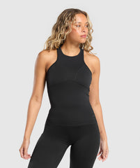 Rest Day Luxe Racer Tank - Black