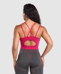 Apex Contrast Tank With Shelf - Build Pink/Asphalt Grey