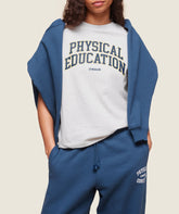 Phys Ed T-Shirt - Light Grey Marl