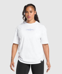 Lifting Graphic T-Shirt - White
