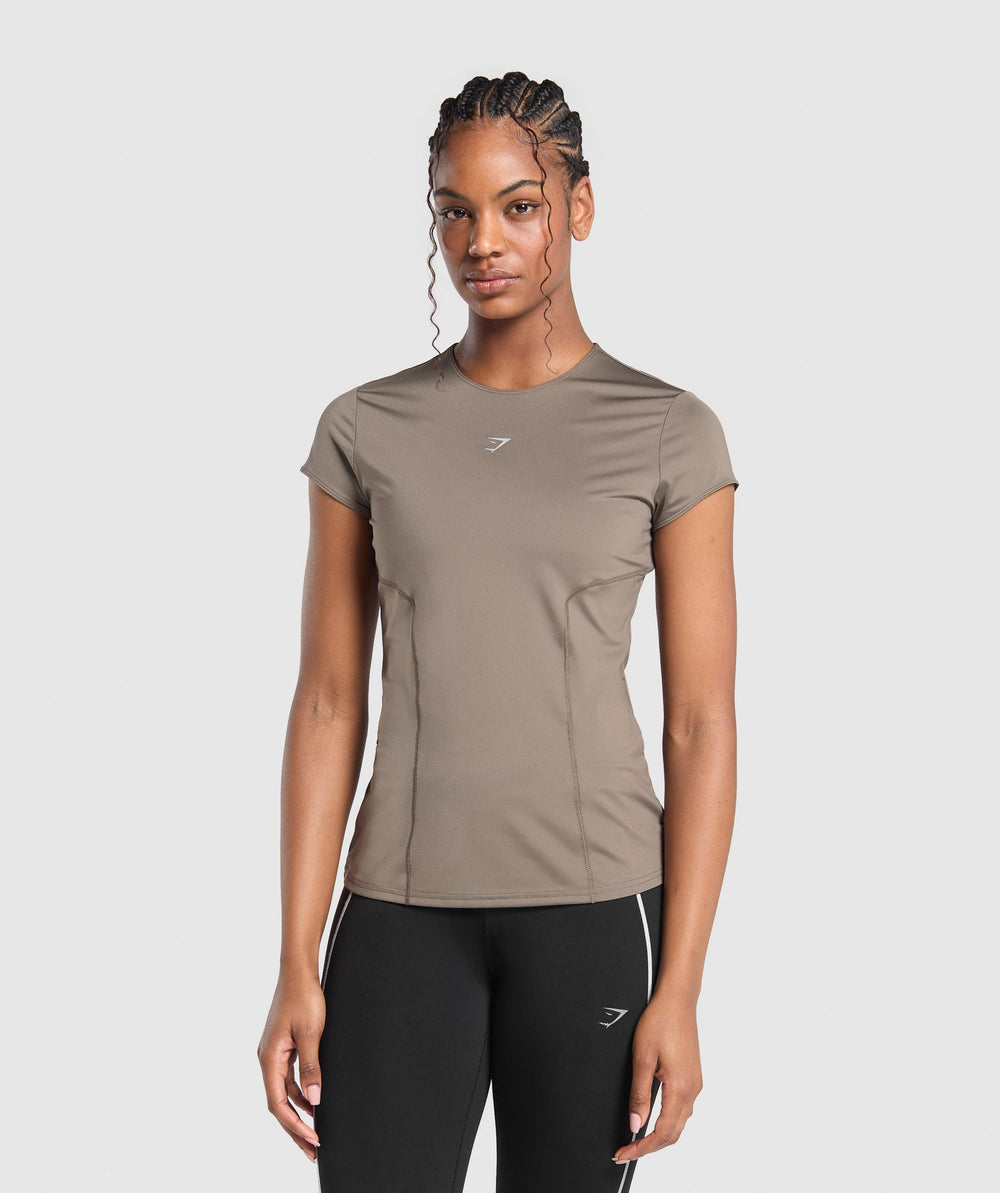 Running T-Shirt - Camo Brown