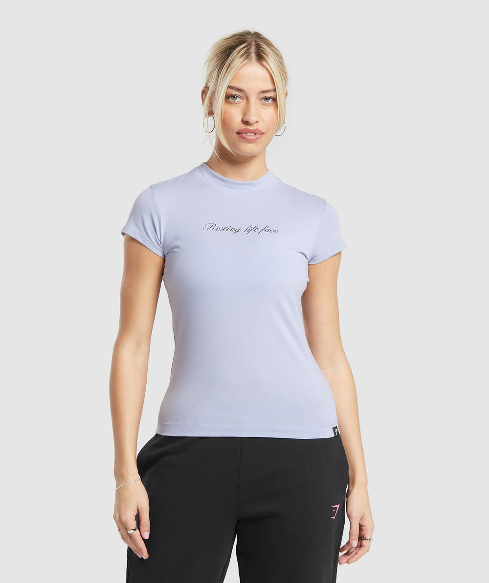 Tattoo T-Shirt - Silver Lilac