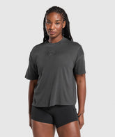 Premium Legacy Washed Oversized T-Shirt - Black