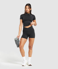 Everyday Seamless Tight Fit Tee - Black