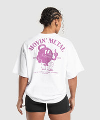 Movin' Metal T-Shirt - White