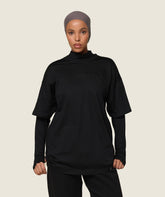 GS x Leana Deeb Oversized T-shirt - Black