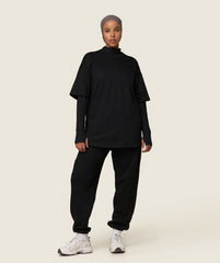 GS x Leana Deeb Oversized T-shirt - Black
