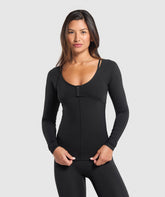 Rest Day Buttery Soft Long Sleeve Top - Black
