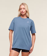 Training Oversized T-Shirt - Worn Blue