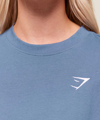 Training Oversized T-Shirt - Worn Blue