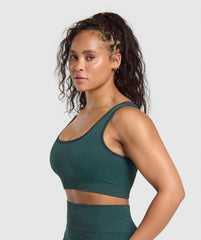 Adapt Fleck Sports Bra - Darkest Teal/Functional Teal