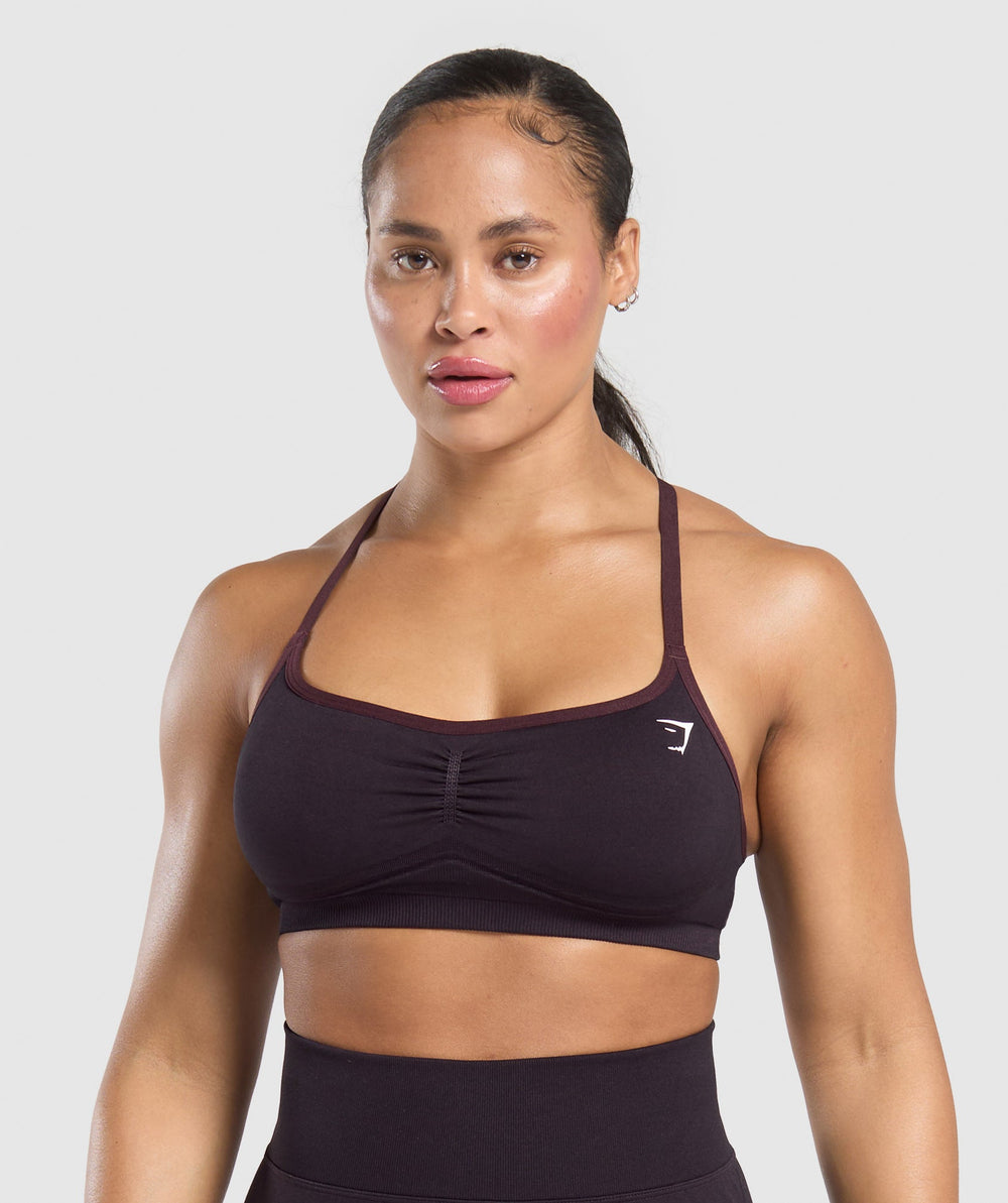 Lift Seamless Sports Bra - Depth Purple/Black Marl