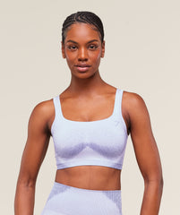 Diffuse Seamless Sports Bra - Fresh Lilac/Cobalt Purple