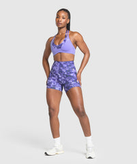 Reps T Back Sports Bra - Record Purple/Fresh Lilac