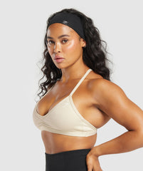 Minimal Sports Bra - Ecru White