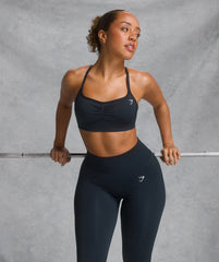 Lift Seamless Sports Bra - Midnight Blue/Black Marl