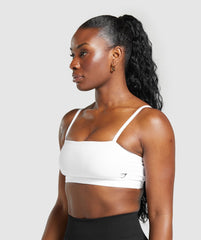 Cut Out Bandeau - White
