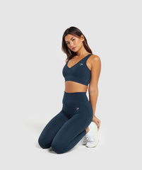 Everyday Seamless Sports Bra - Navy