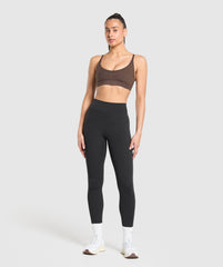 Superset Sports Bra - Deep Brown