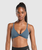 Twist Front Bralette - Cargo Blue