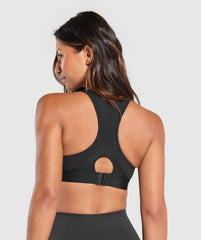 Hybrid Sports Bra - Black