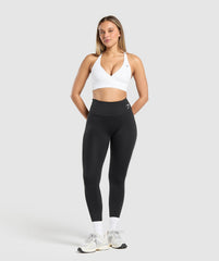Wrap Sports Bra - White