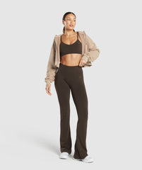 Luxe Seamless Bralette - Walnut Brown Marl