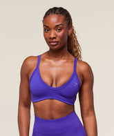 Energised Seamless Sports Bra - Cobalt Purple