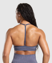 Adapt Fleck T-Back Bra - Weighted Purple/Metal Purple
