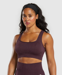 Adapt Fleck Sports Bra - Depth Purple/ Steel Purple