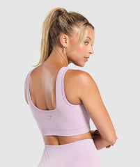 Corset Seamless Sports Bra - Warm Lilac